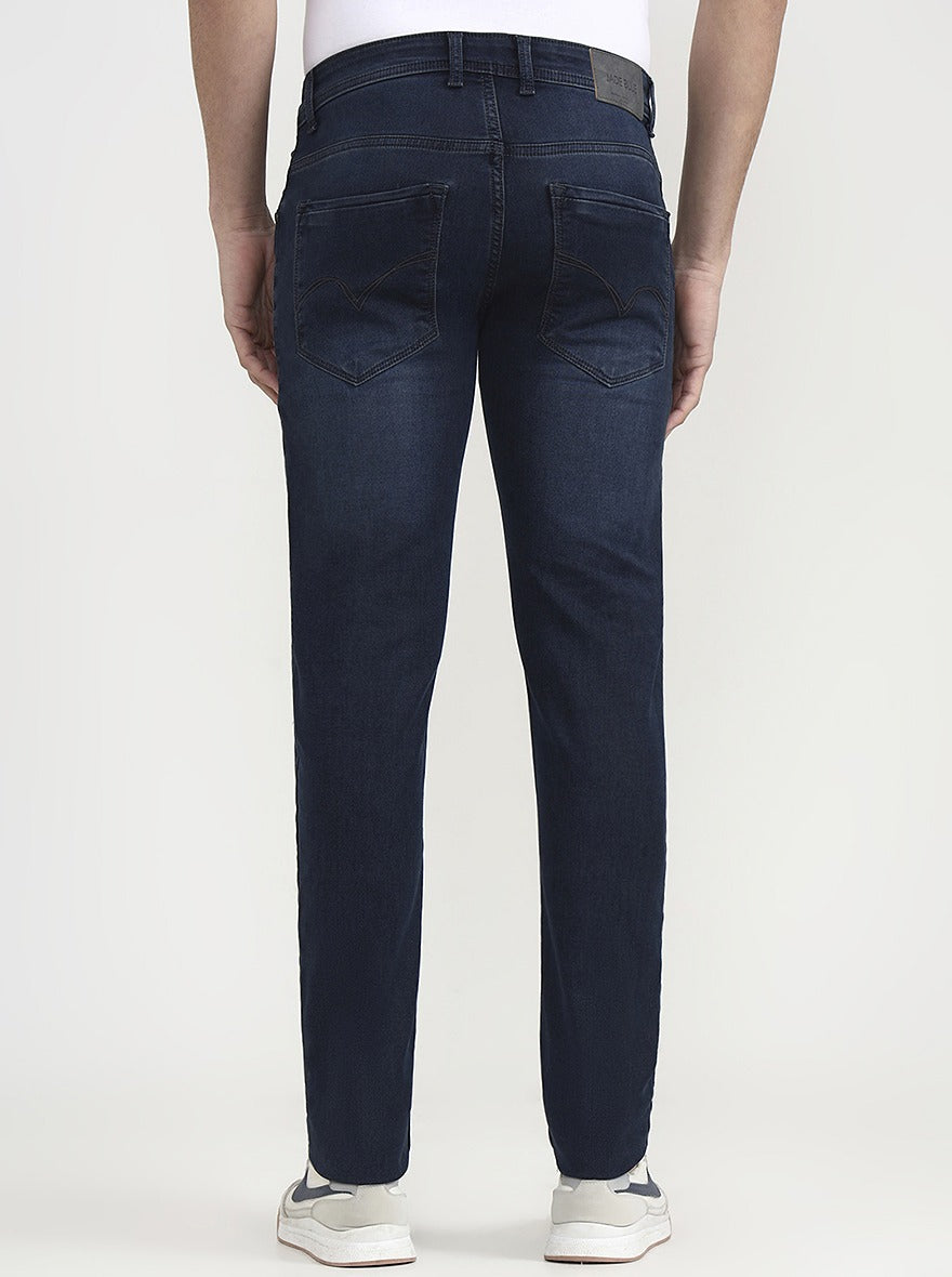 Dark Blue Washed Slim Fit Jeans | JadeBlue
