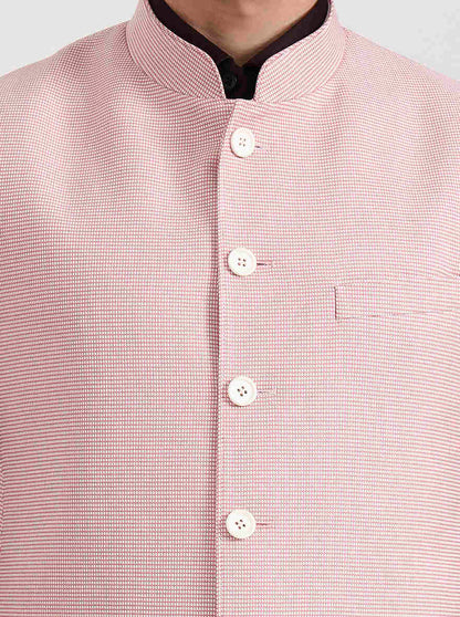Lavender Pink Checked Modi Jacket | JadeBlue