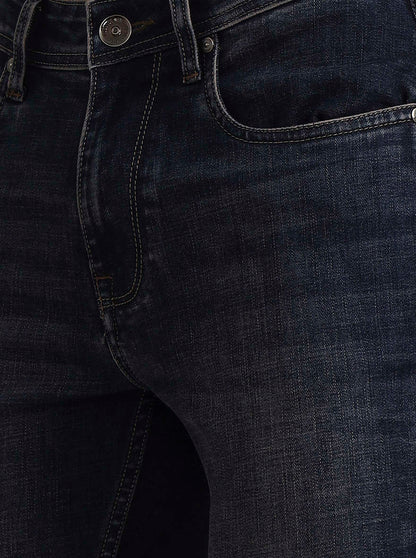 Tinted Vintage Blue Washed Rider Fit Jeans | JadeBlue
