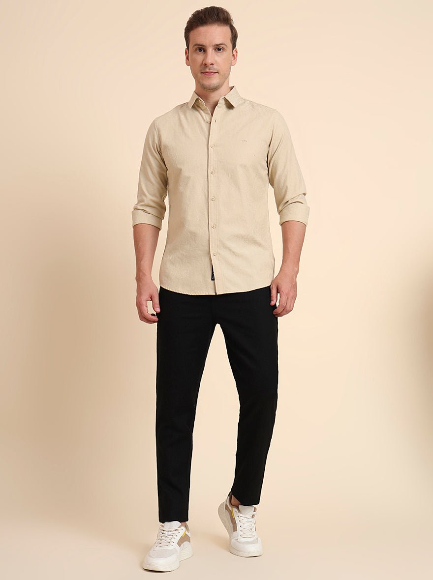 Black Solid Regular Fit Track Pant | JadeBlue