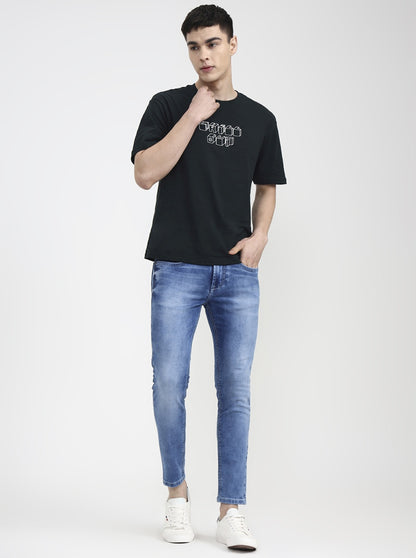 Light Indigo Blue Solid Rider Fit Jeans | JadeBlue