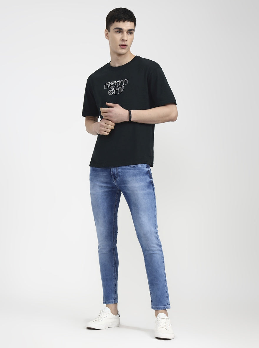 Light Indigo Blue Solid Rider Fit Jeans | JadeBlue