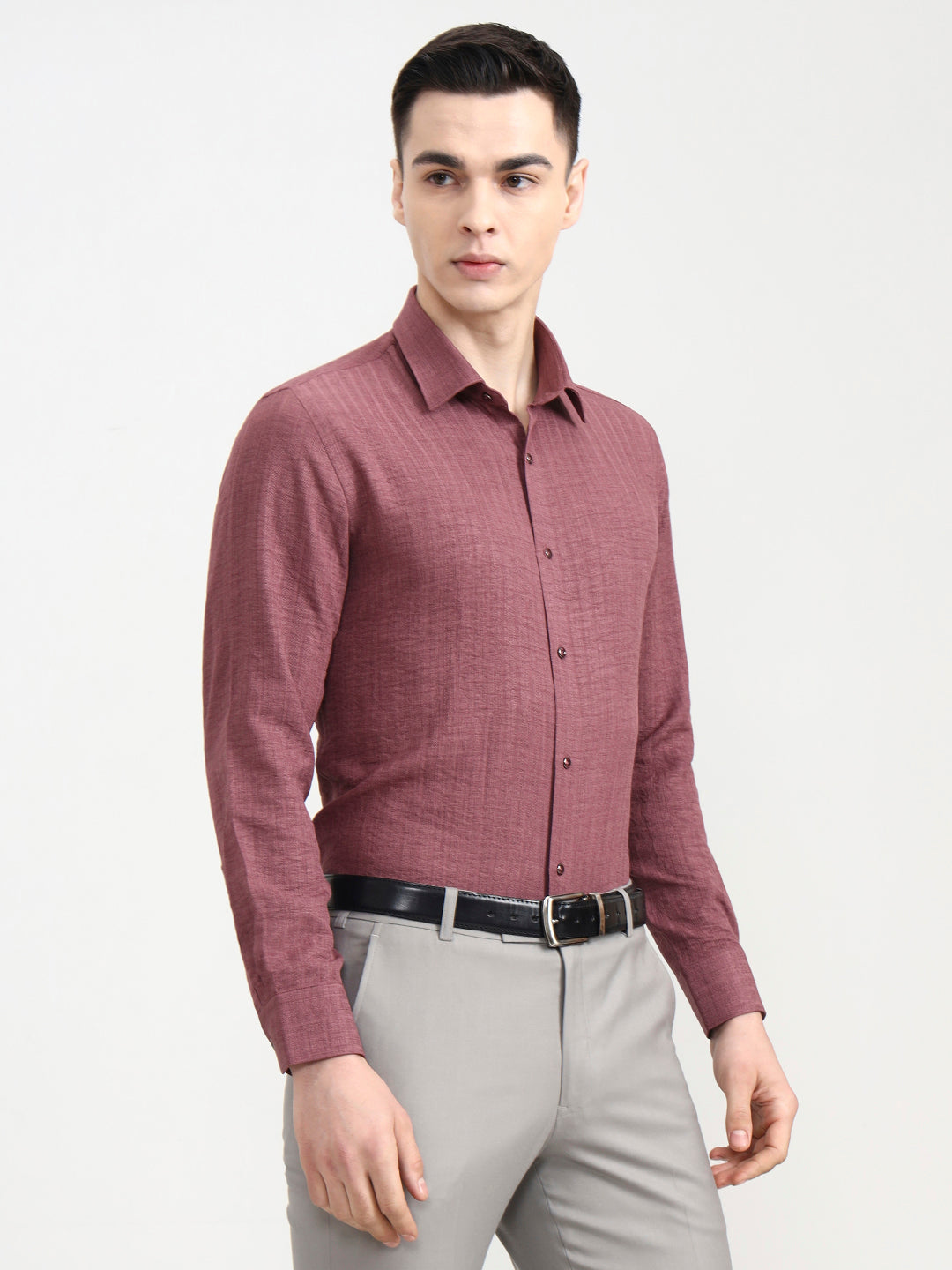 Onion Solid Slim Fit Party Wear Shirt | Wyre