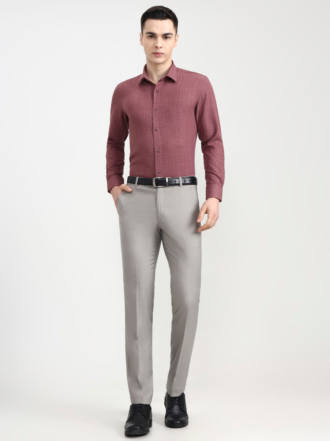 Onion Solid Slim Fit Party Wear Shirt | Wyre