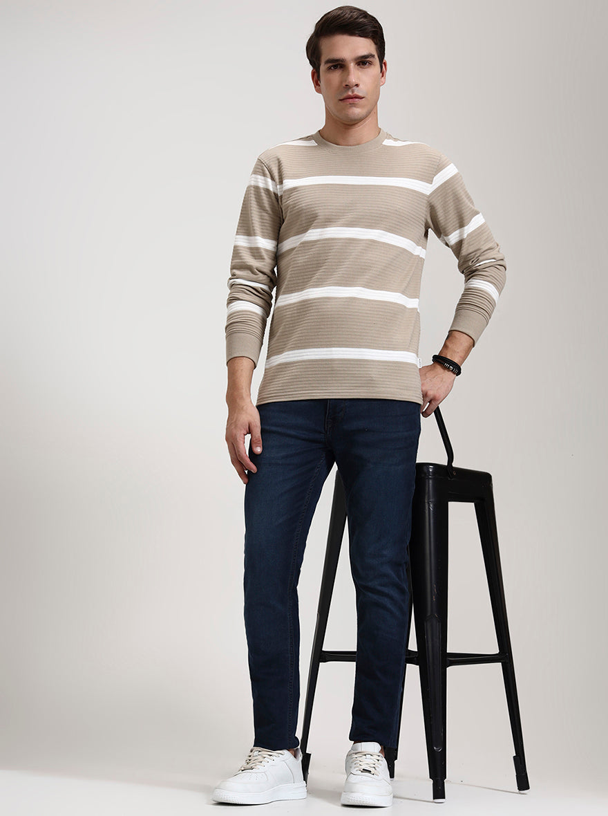 Dark Blue Washed Slim Fit Jeans | JadeBlue