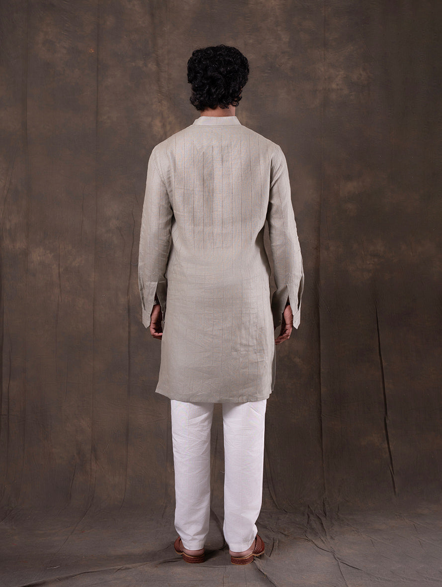 Green Embroidered  Kurta Pajama | Virasana