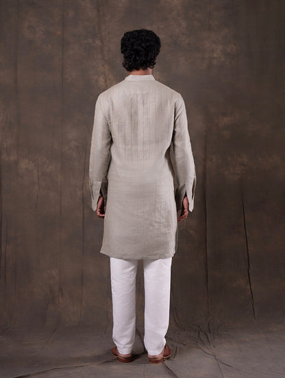 Green Embroidered  Kurta Pajama | Virasana