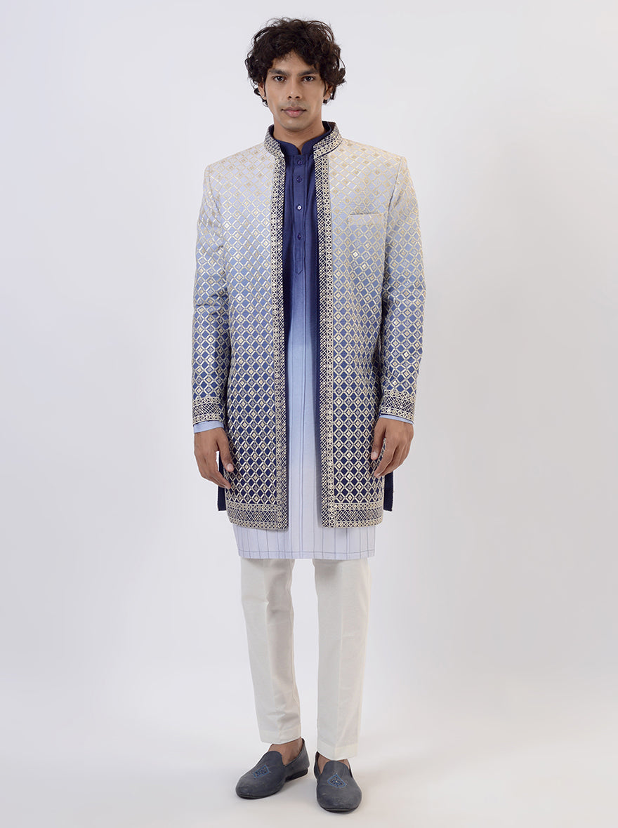 Purple Indowestern | Azania