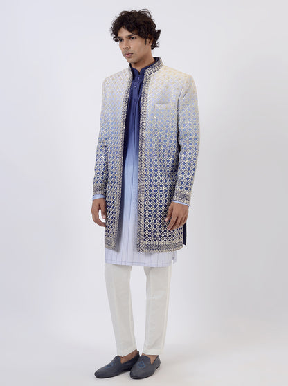 Purple Indowestern | Azania