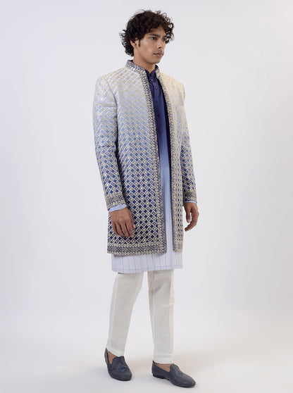 Purple Indowestern | Azania