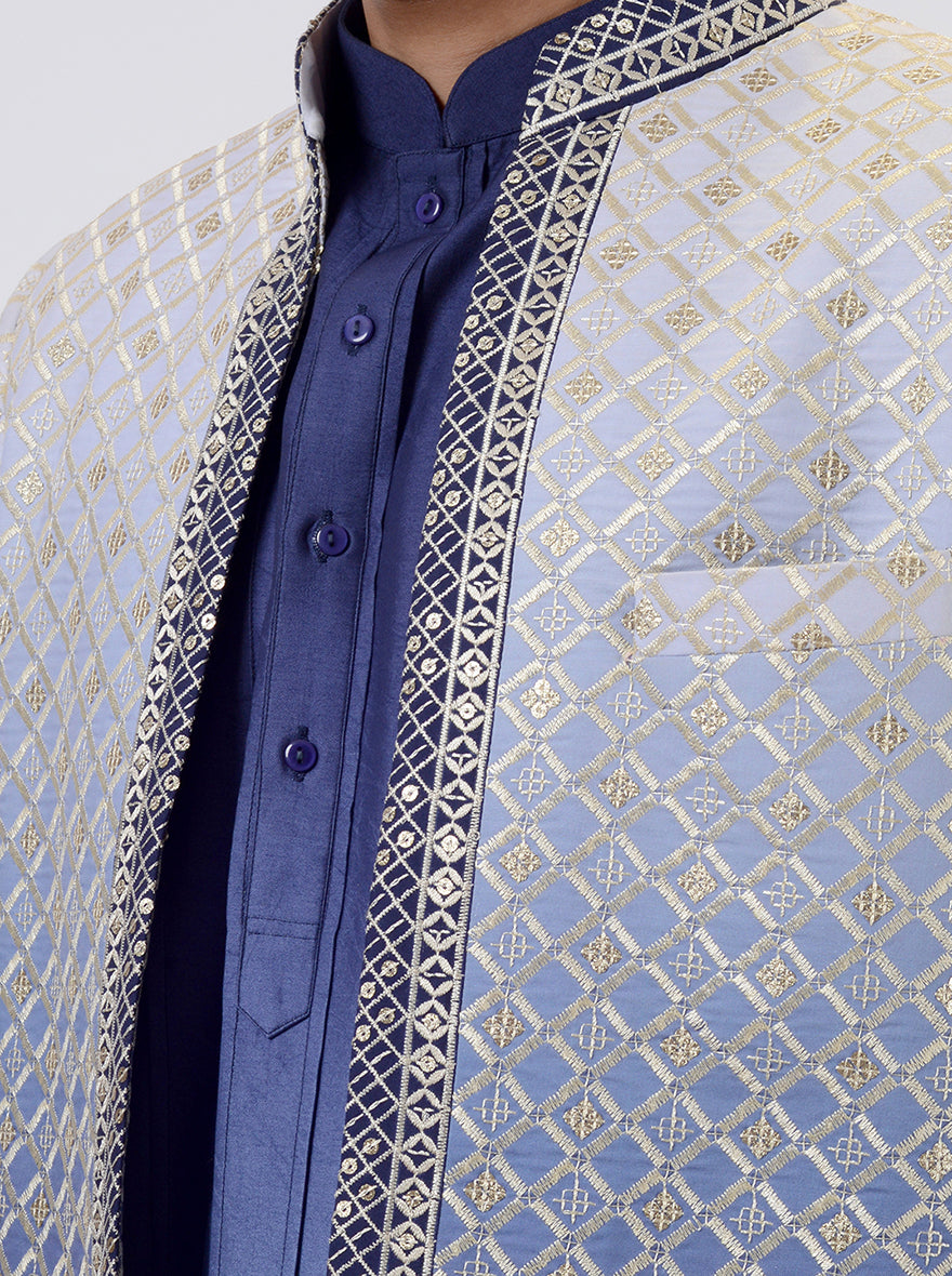 Purple Indowestern | Azania