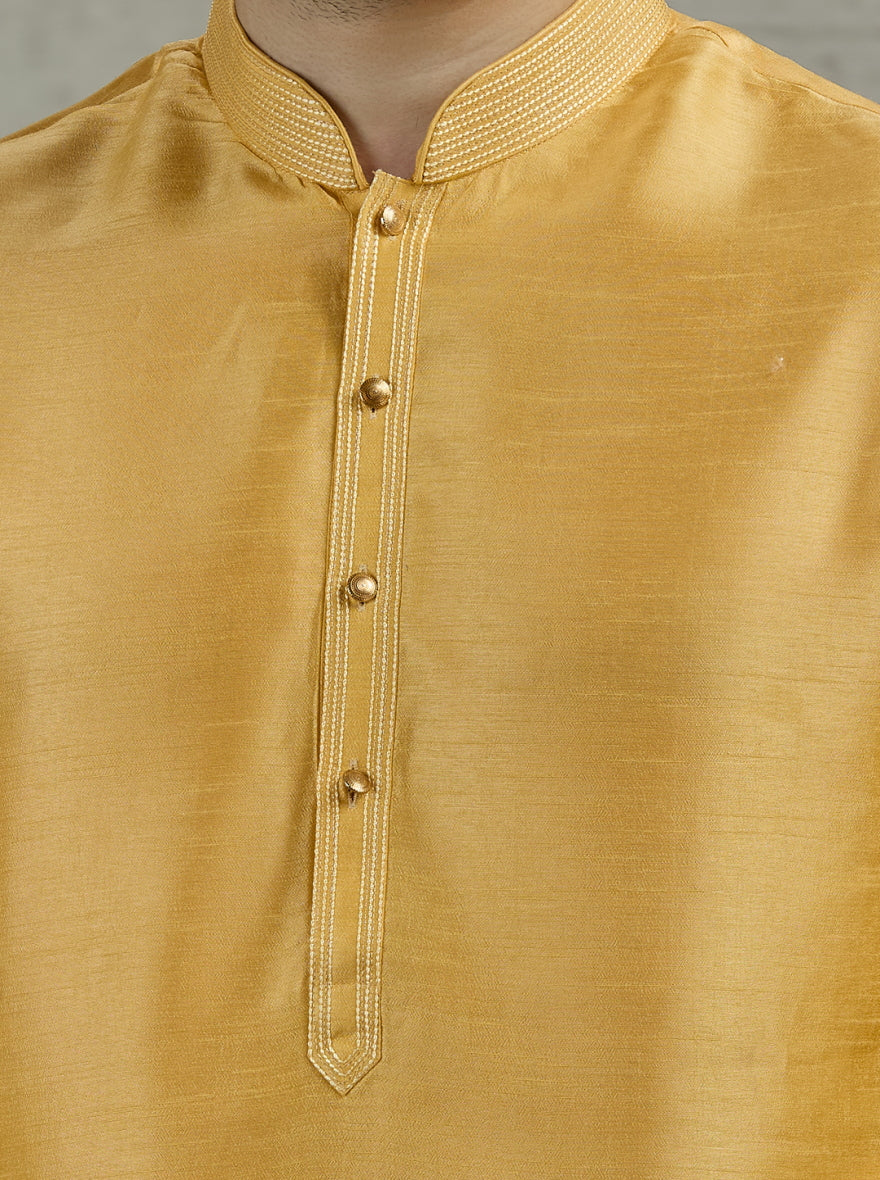 Musterd Solid Kurta Pajama | Azania