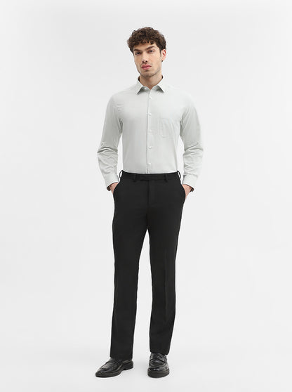 Pista Solid Regular Fit Formal Shirt | JadeBlue