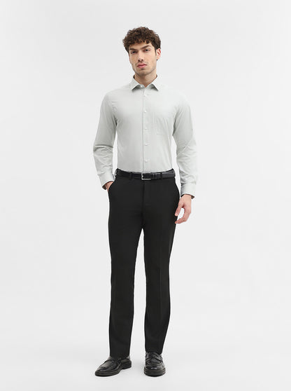 Pista Solid Regular Fit Formal Shirt | JadeBlue