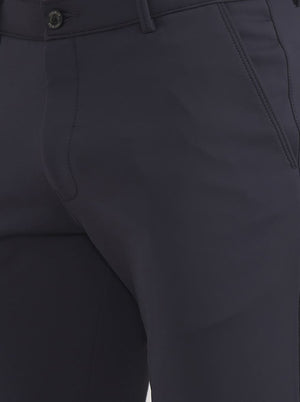Grey Solid Slim Fit Club Wear Trouser | Wyre