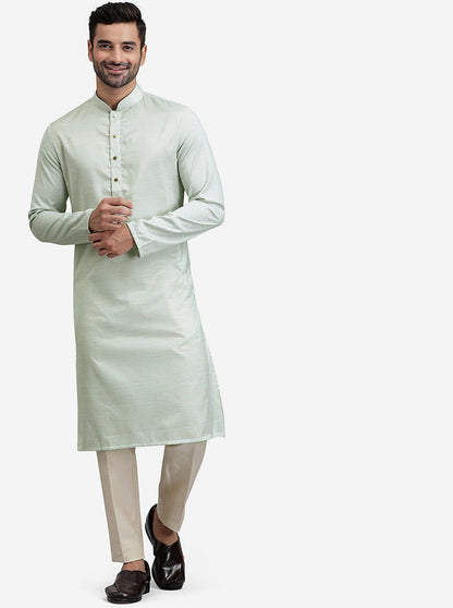 Greyish Blue Kurta | The Kurta Company