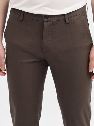 Dark Grey Solid Uno Fit Casual Trouser | JadeBlue