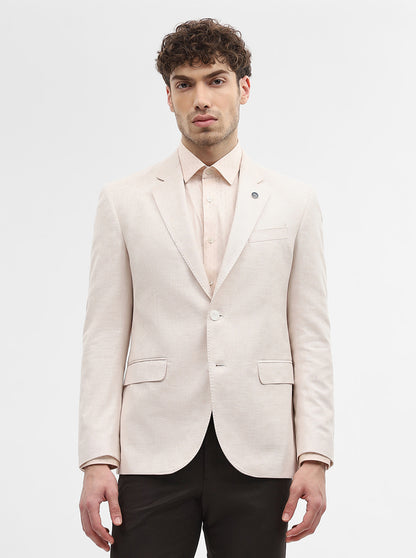 Fawn Solid Regular Fit Blazer | Wyre