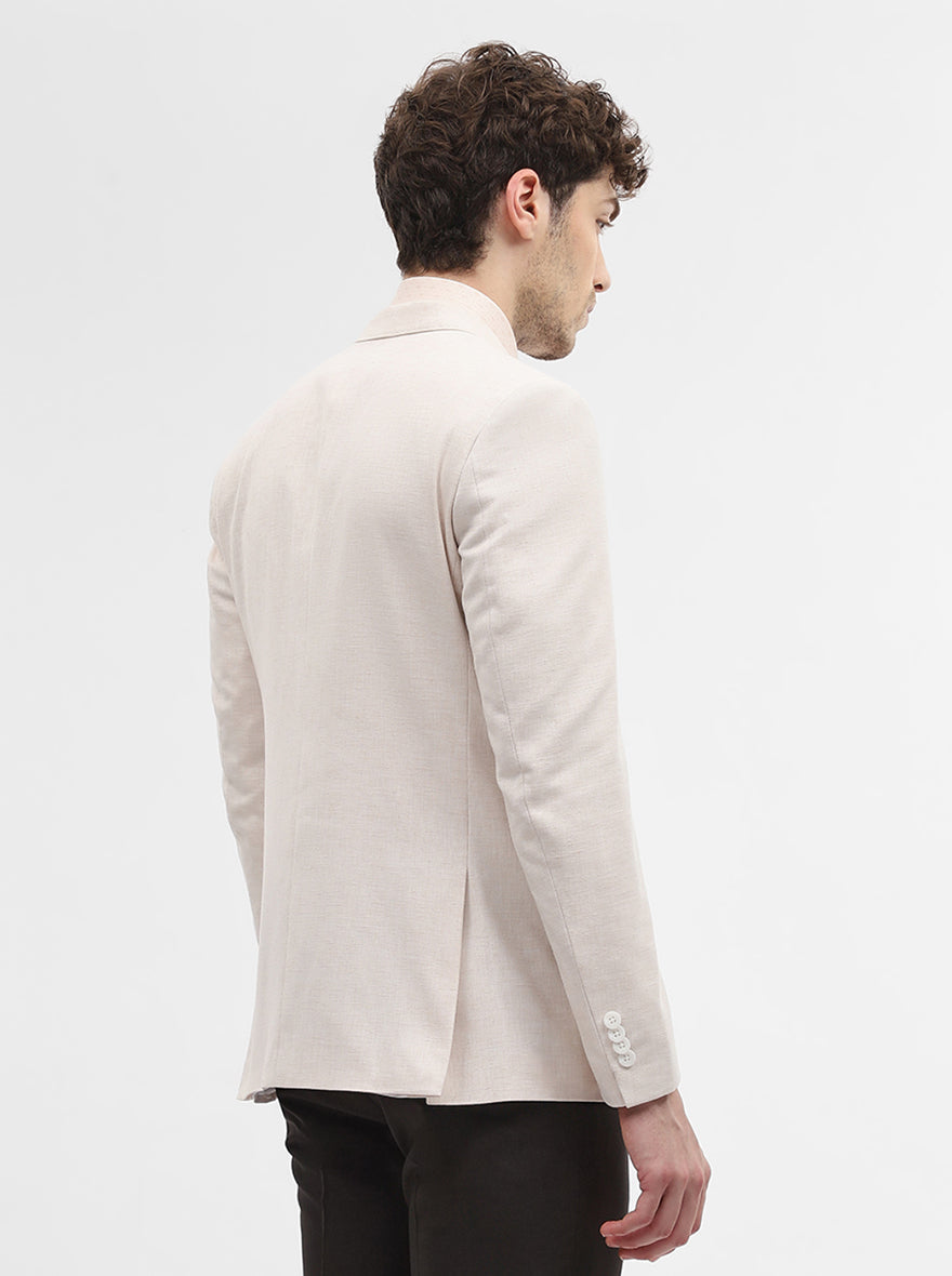 Fawn Solid Regular Fit Blazer | Wyre