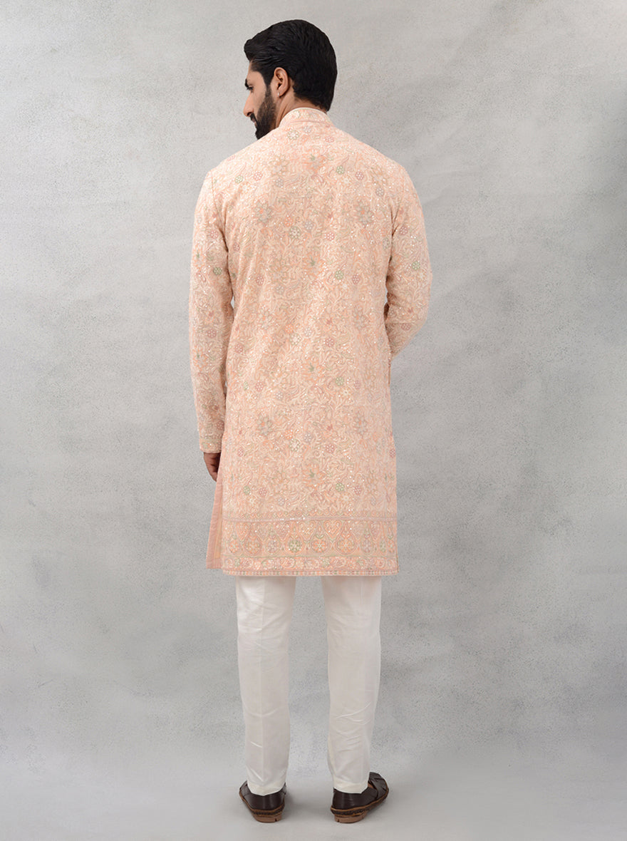 Peach Kurta Pajama | TULA