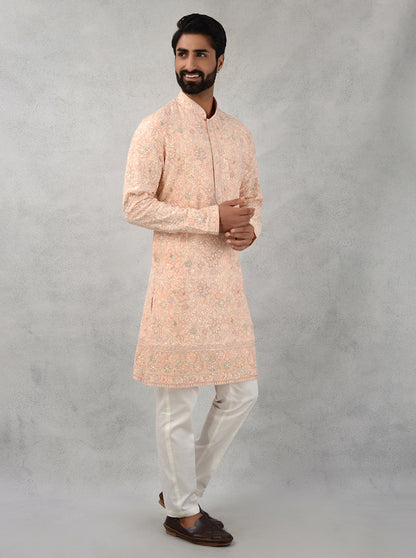 Peach Kurta Pajama | TULA