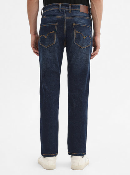 Dark Indigo Washed Straight Fit Jeans | JadeBlue