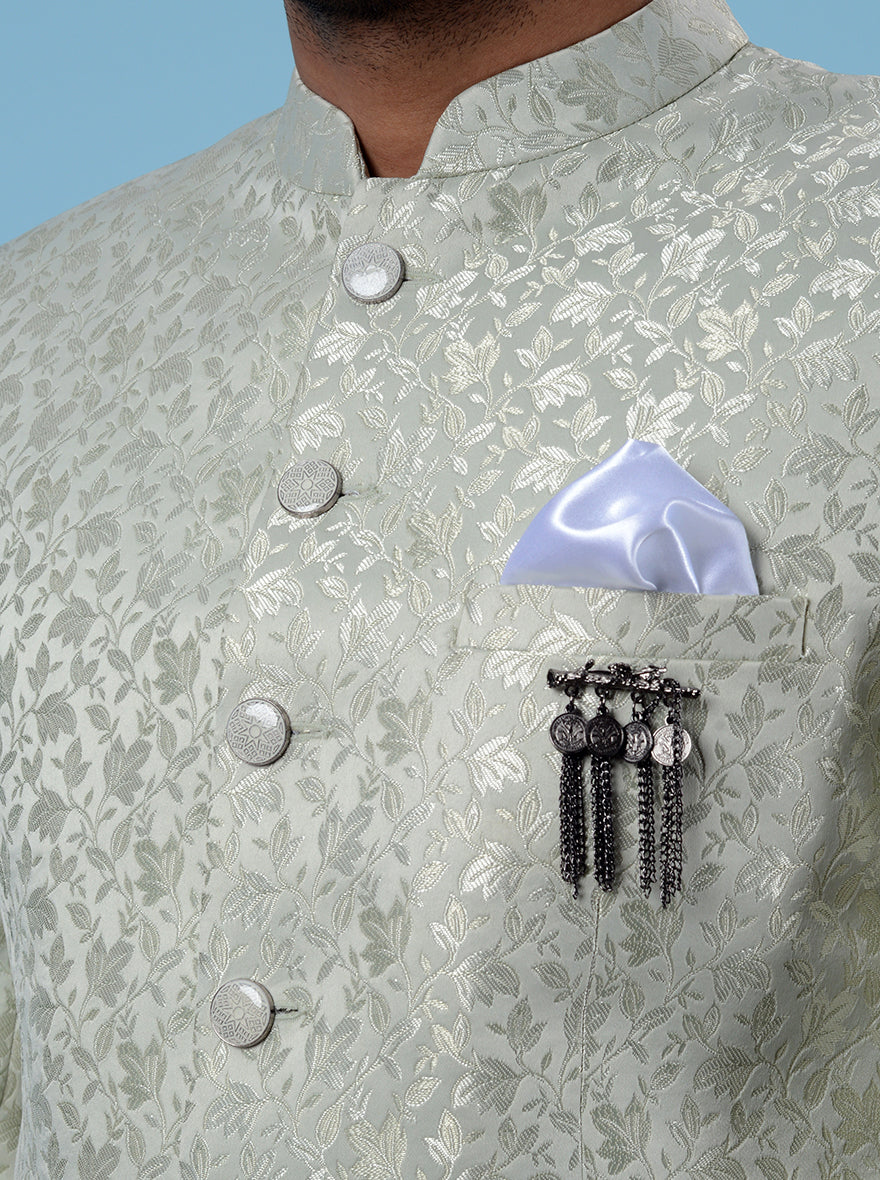 Pista Jodhpuri Suit | JadeBlue