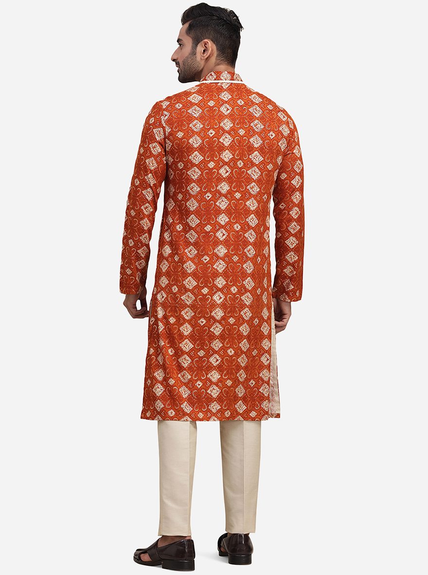 Orange Kurta | The Kurta Company