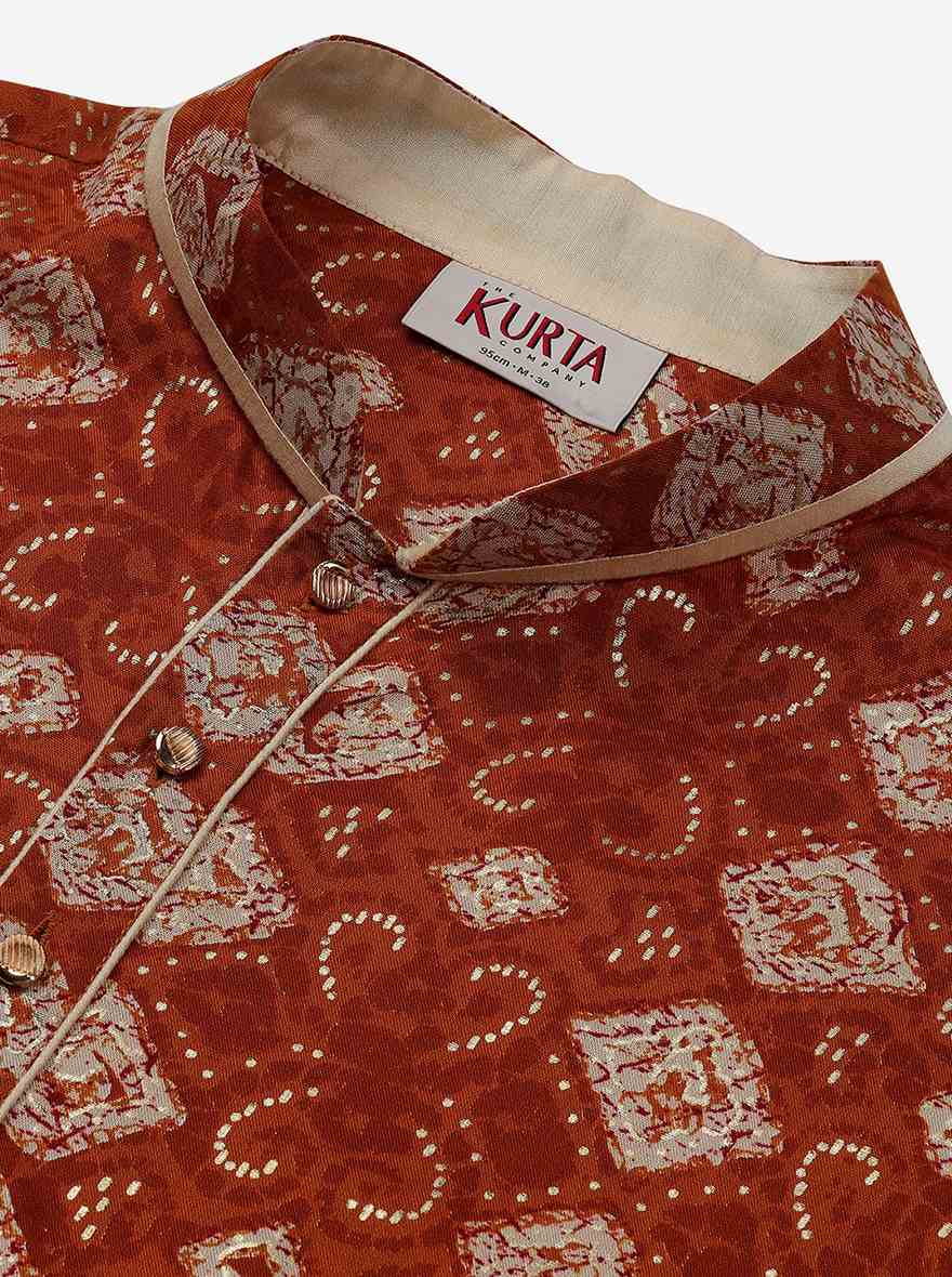 Orange Kurta | The Kurta Company