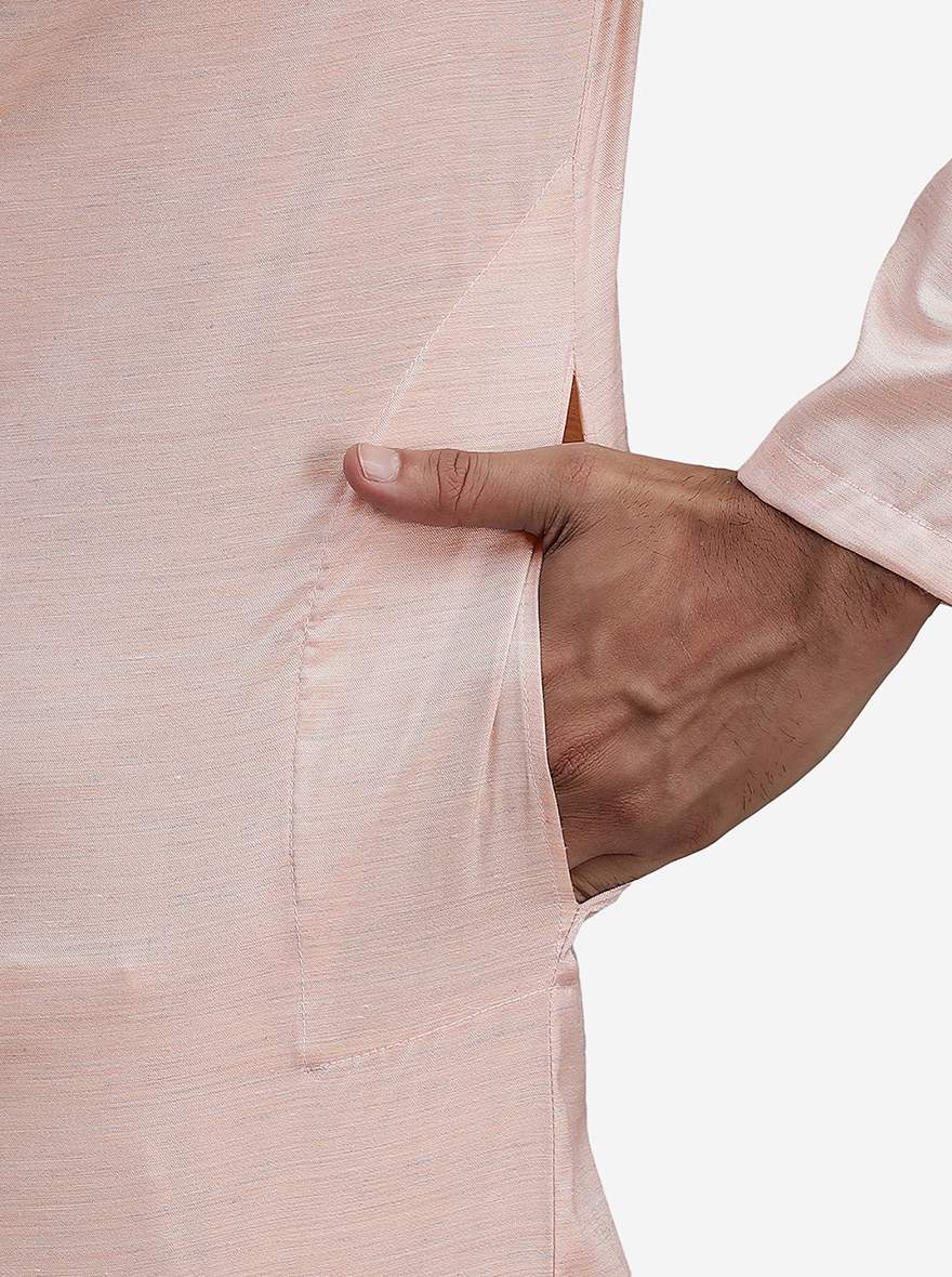 Peach Kurta | The Kurta Company