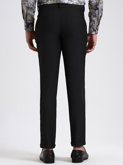 Green Solid Slim Fit Club Wear Trouser | Wyre