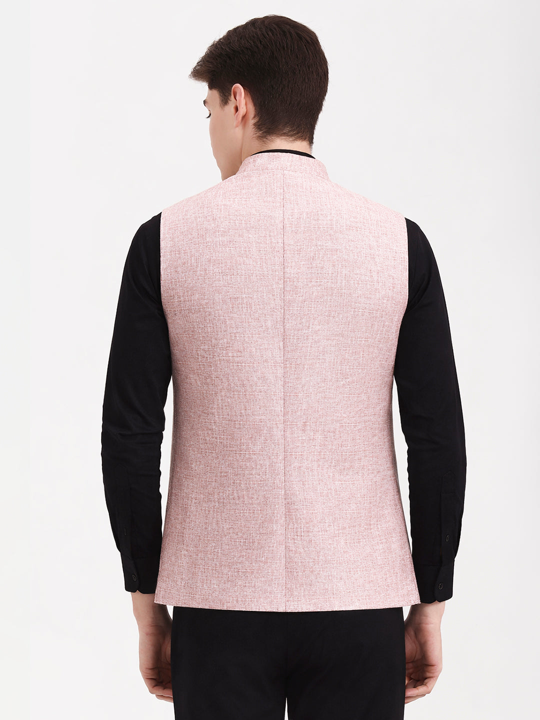 Carrot Pink Solid  Modi Jacket | JadeBlue