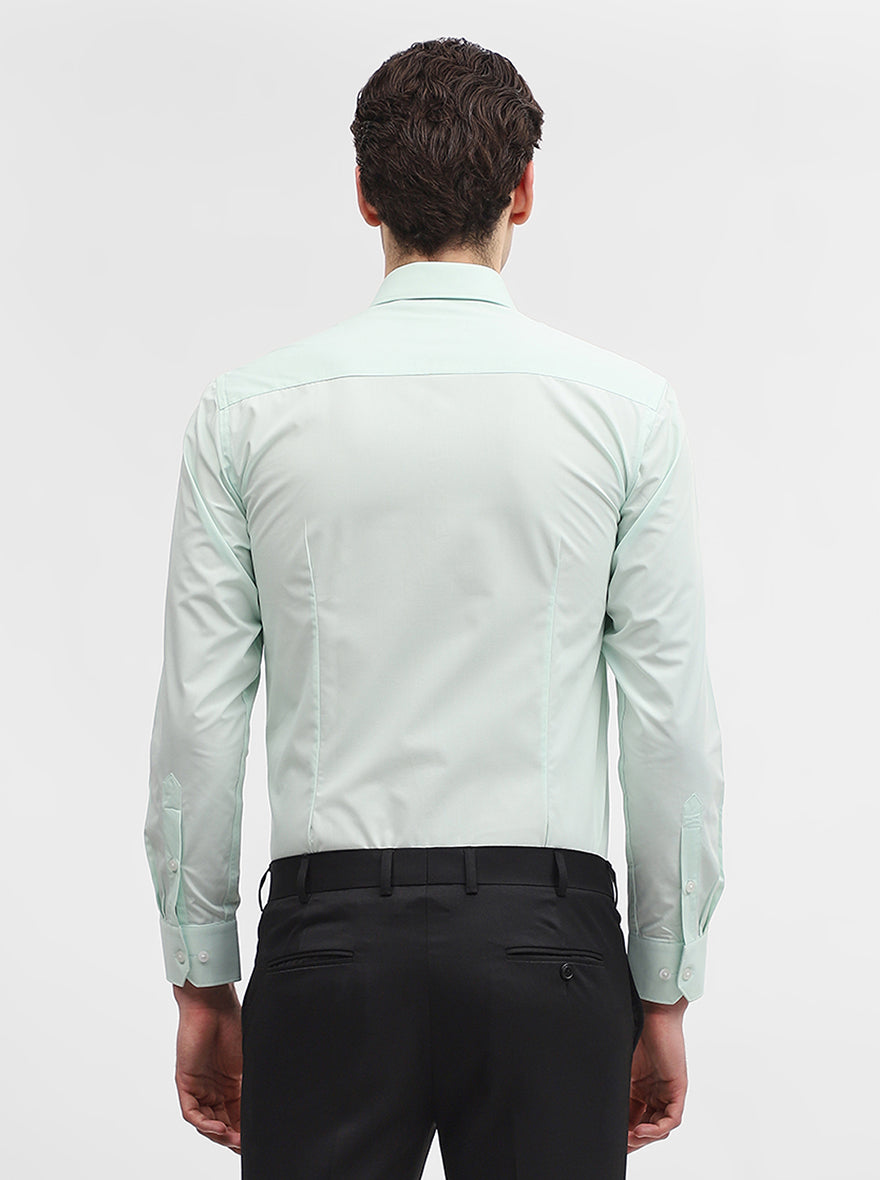 Pista Solid Slim Fit Formal Shirt | Greenfibre