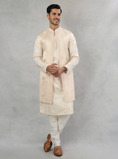 Cream Sherwani | TULA