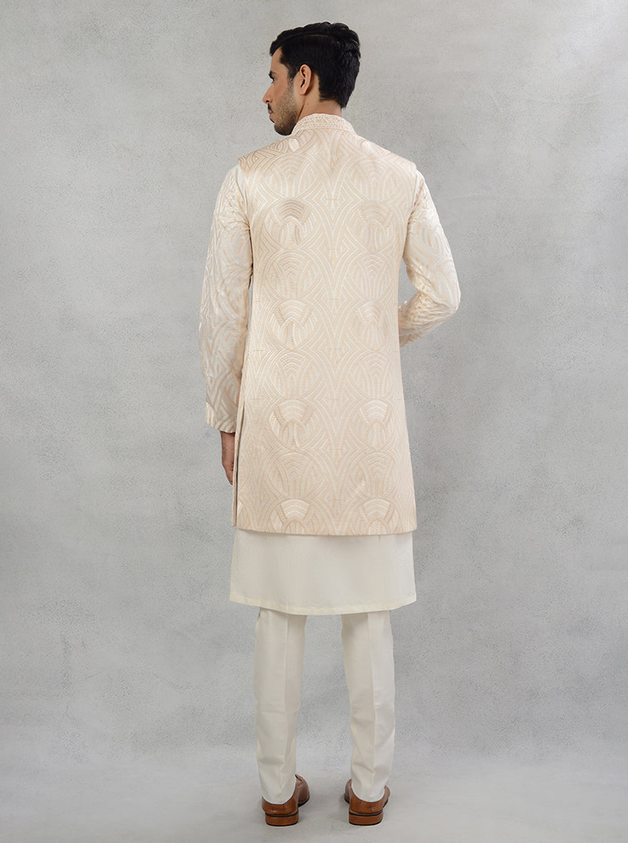 Cream Sherwani | TULA