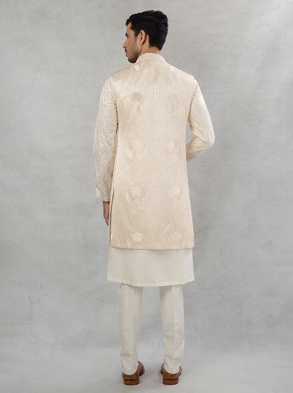 Cream Sherwani | TULA