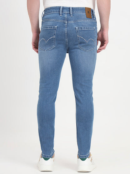 Light Blue Washed Rider Fit Jeans | JadeBlue