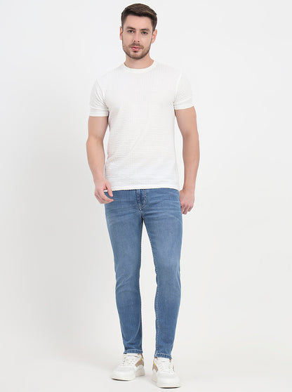 Light Blue Washed Rider Fit Jeans | JadeBlue