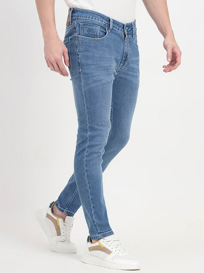 Light Blue Washed Rider Fit Jeans | JadeBlue