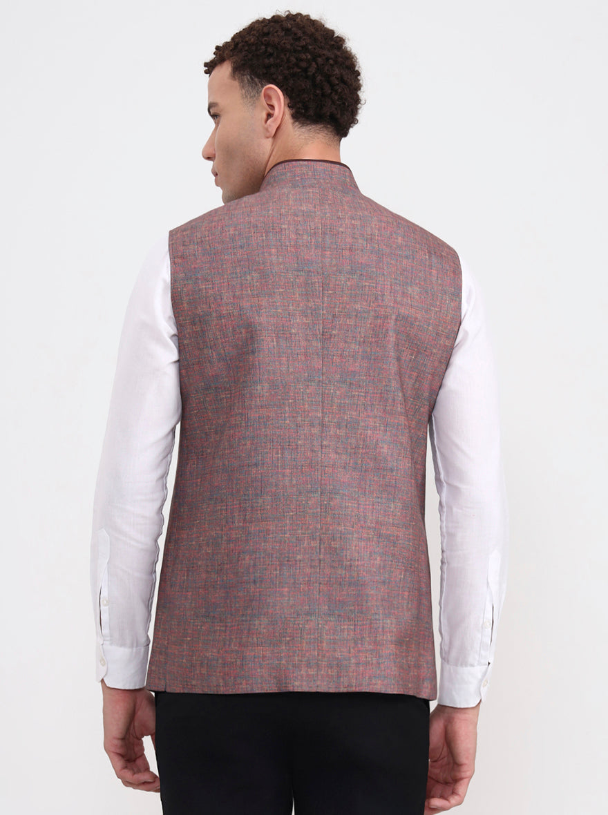 Multicolor Solid Regular Fit Modi Jacket | JadeBlue