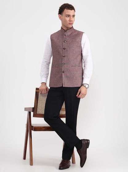 Multicolor Solid Regular Fit Modi Jacket | JadeBlue