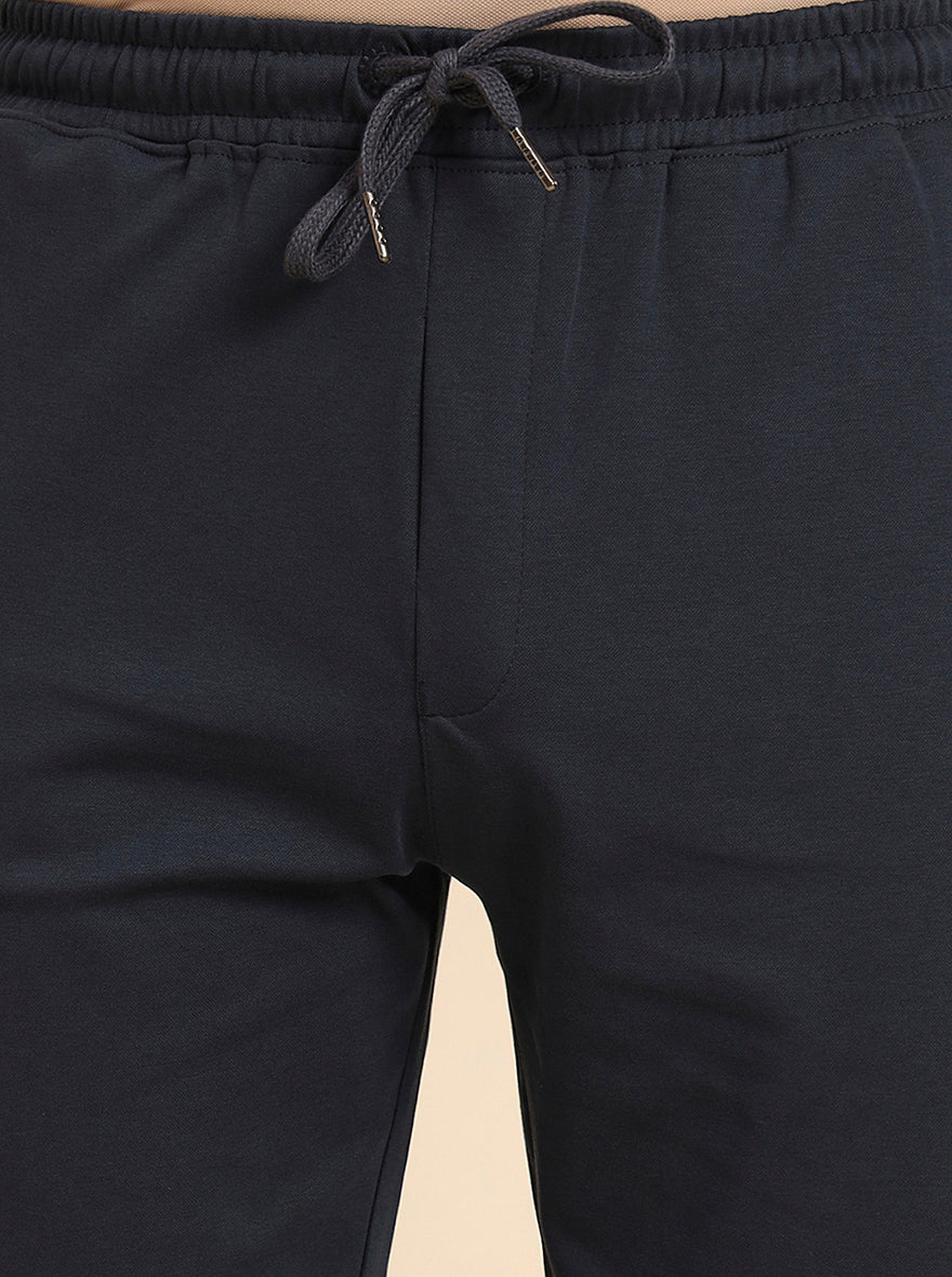 Green Solid Slim Fit Track Pant | JadeBlue