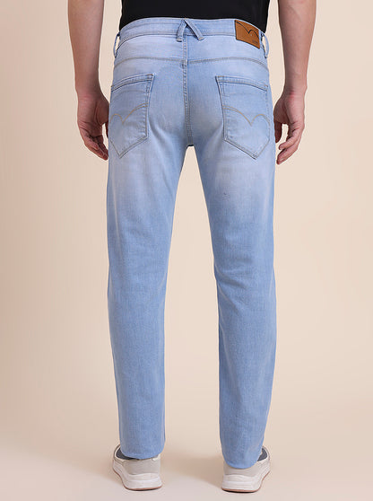 Light Blue Washed Slim Fit Jeans | JadeBlue