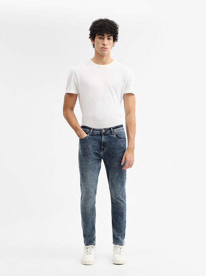 Dark Indigo Blue Washed Urban Fit Jeans | Greenfibre