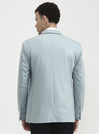 Pista Green Solid  Blazer | Wyre