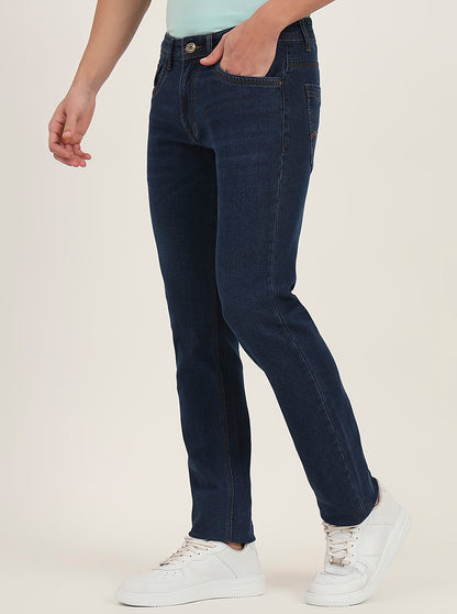 Light Blue Washed Narrow Fit Jeans | Greenfibre