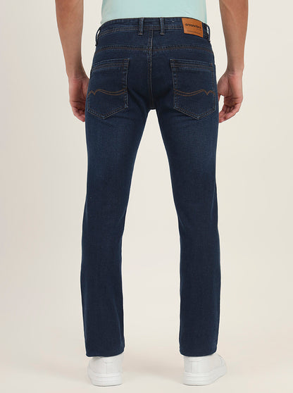 Light Blue Washed Narrow Fit Jeans | Greenfibre