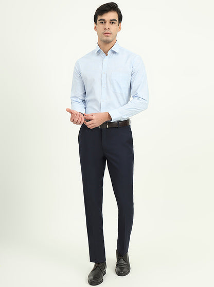 Beige Solid Slim Fit Formal Shirt | Greenfibre