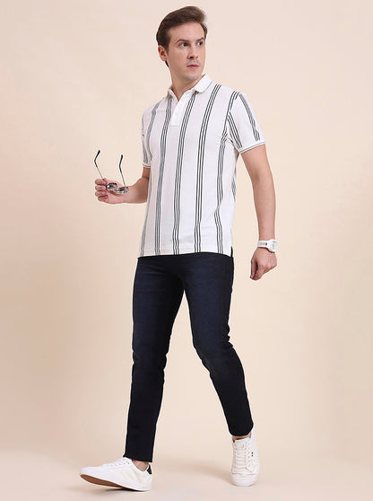 Deep Indigo Blue Washed Slim Fit Jeans | JadeBlue