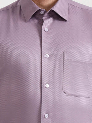 Pink Solid Slim Fit Formal Shirt | JadeBlue Youth